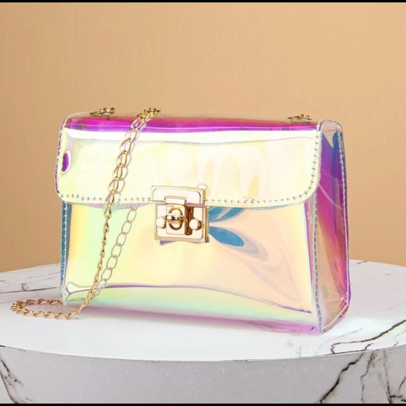 Cute holographic purse. NWOT. - Picture 3 of 5